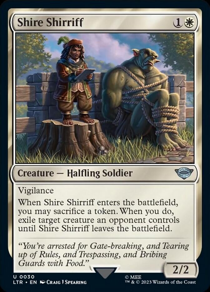 Shire Shirriff [The Lord of the Rings: Tales of Middle-Earth] | Golgari Games