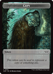 Beast // Copy Double-Sided Token [Duskmourn: House of Horror Tokens] | Local Legends