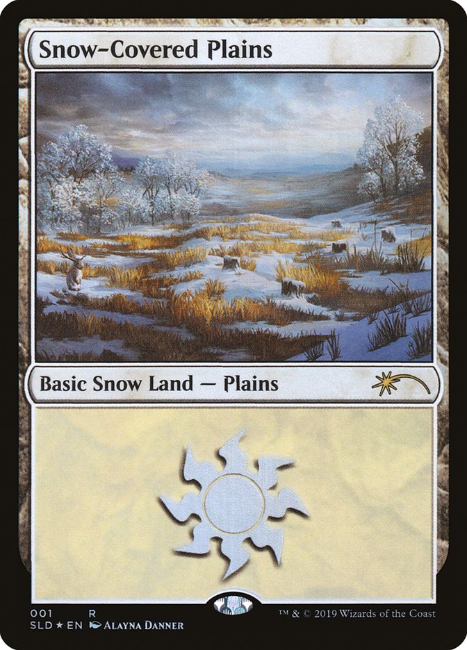 Snow-Covered Plains (001) [Secret Lair Drop Series] | Golgari Games