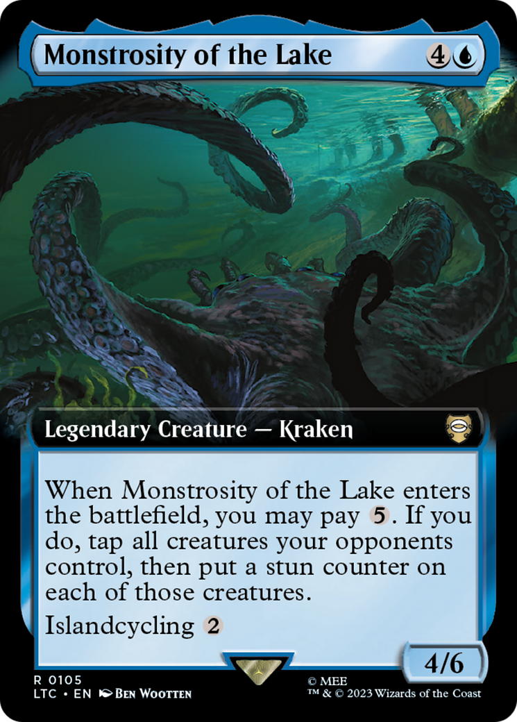 Monstrosity of the Lake (Extended Art) [The Lord of the Rings: Tales of Middle-Earth Commander] | Golgari Games