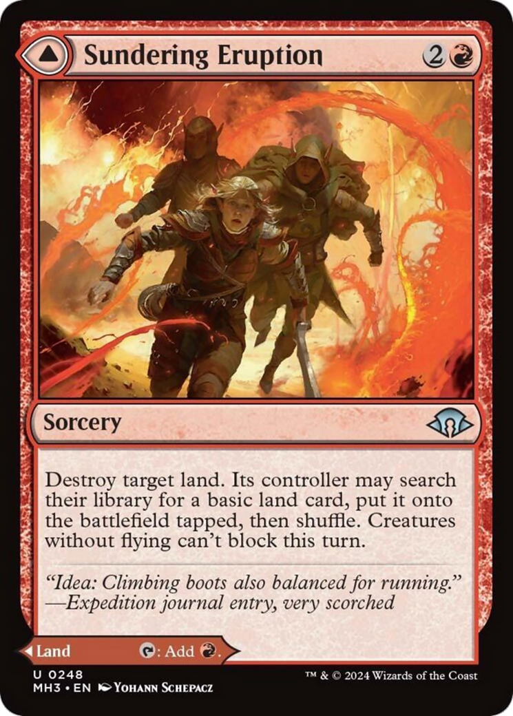 Sundering Eruption // Volcanic Fissure [Modern Horizons 3] | Local Legends