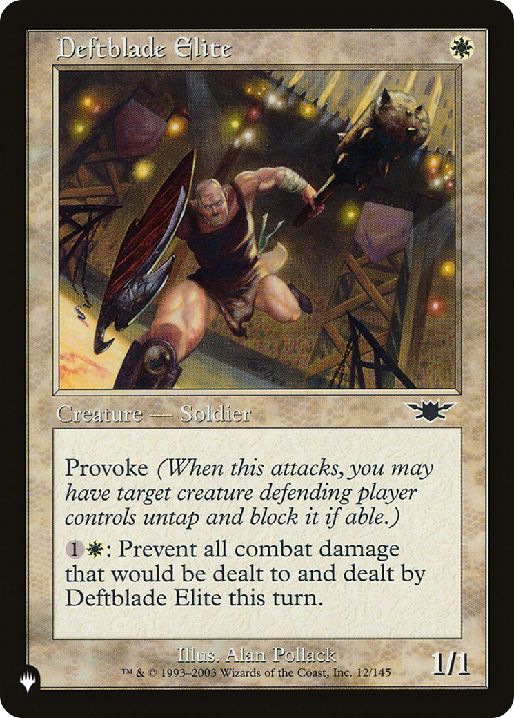 Deftblade Elite [The List] | Local Legends
