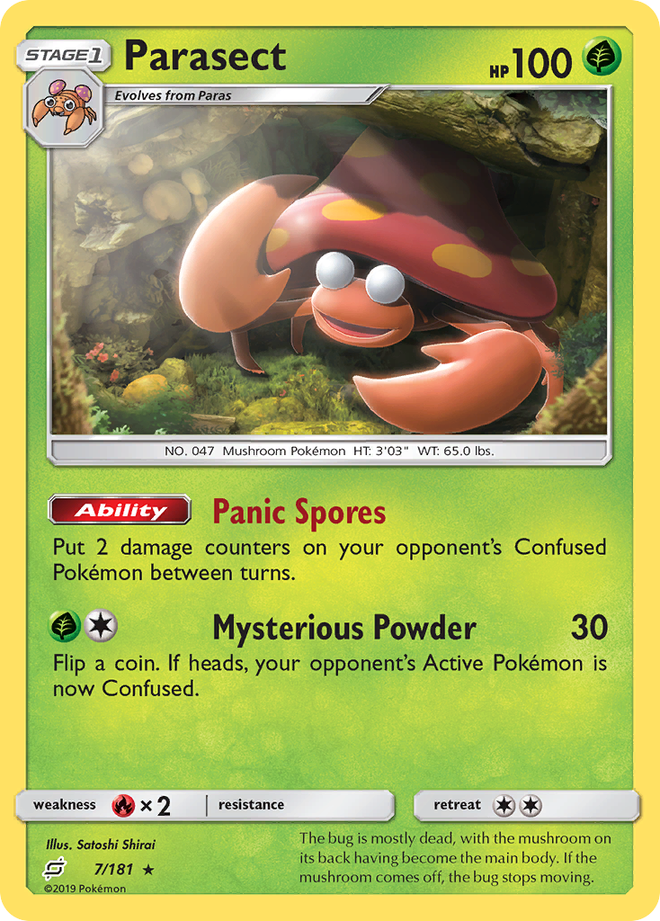 Parasect (7/181) [Sun & Moon: Team Up] | Local Legends