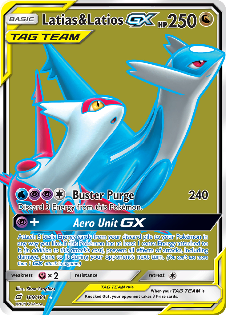 Latias & Latios GX (169/181) [Sun & Moon: Team Up] | Local Legends