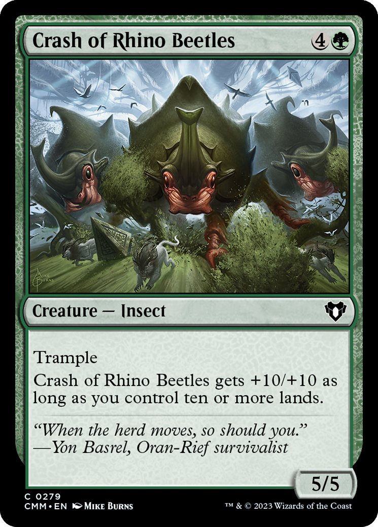 Crash of Rhino Beetles [Commander Masters] | Local Legends
