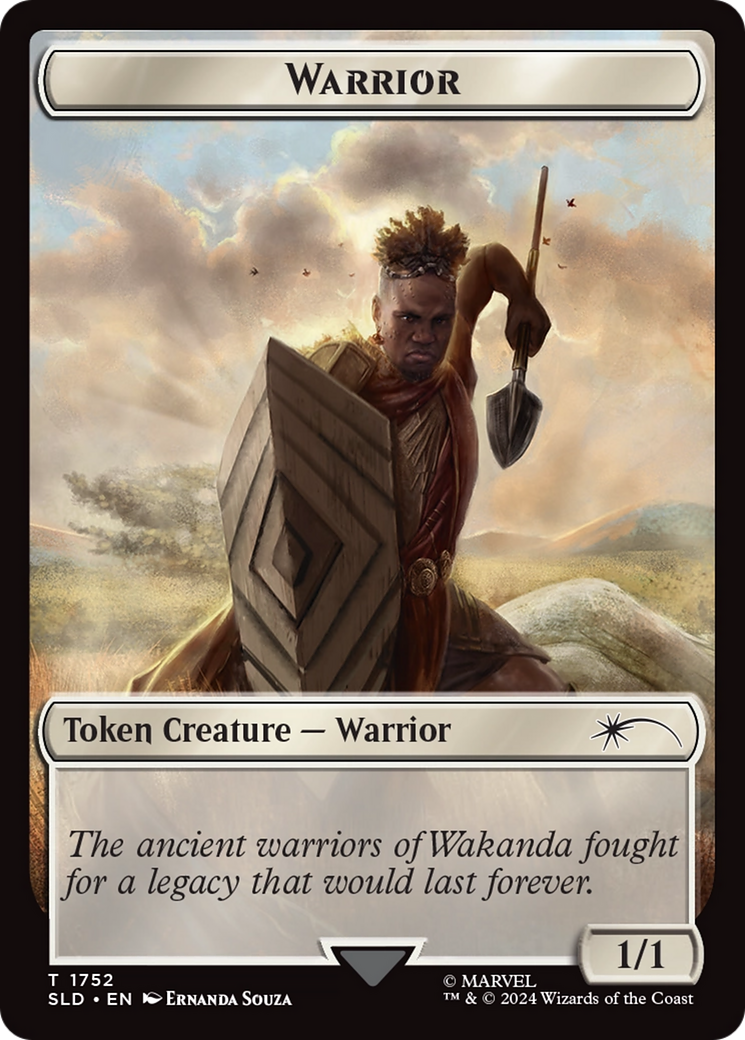 Warrior Token (Rainbow Foil) [Secret Lair Drop Series] | Local Legends