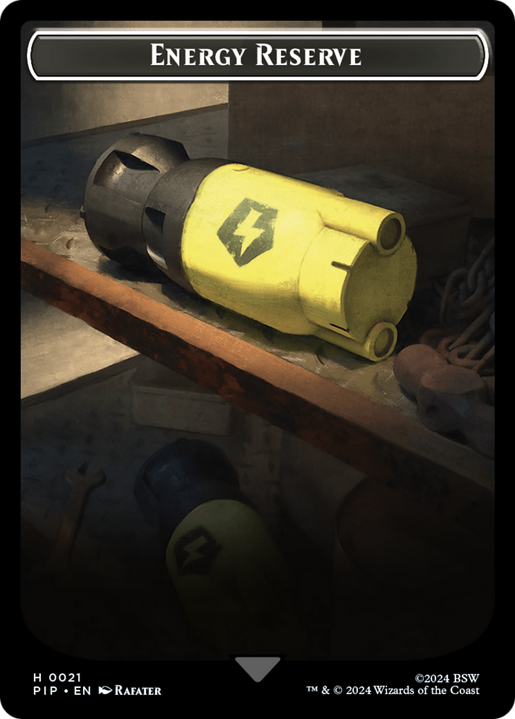 Treasure (0018) // Energy Reserve Double-Sided Token [Fallout Tokens] | Local Legends