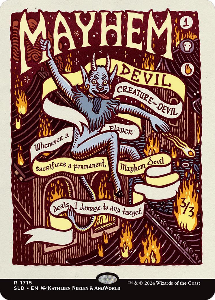 Mayhem Devil (Rainbow Foil) [Secret Lair Drop Series] | Local Legends
