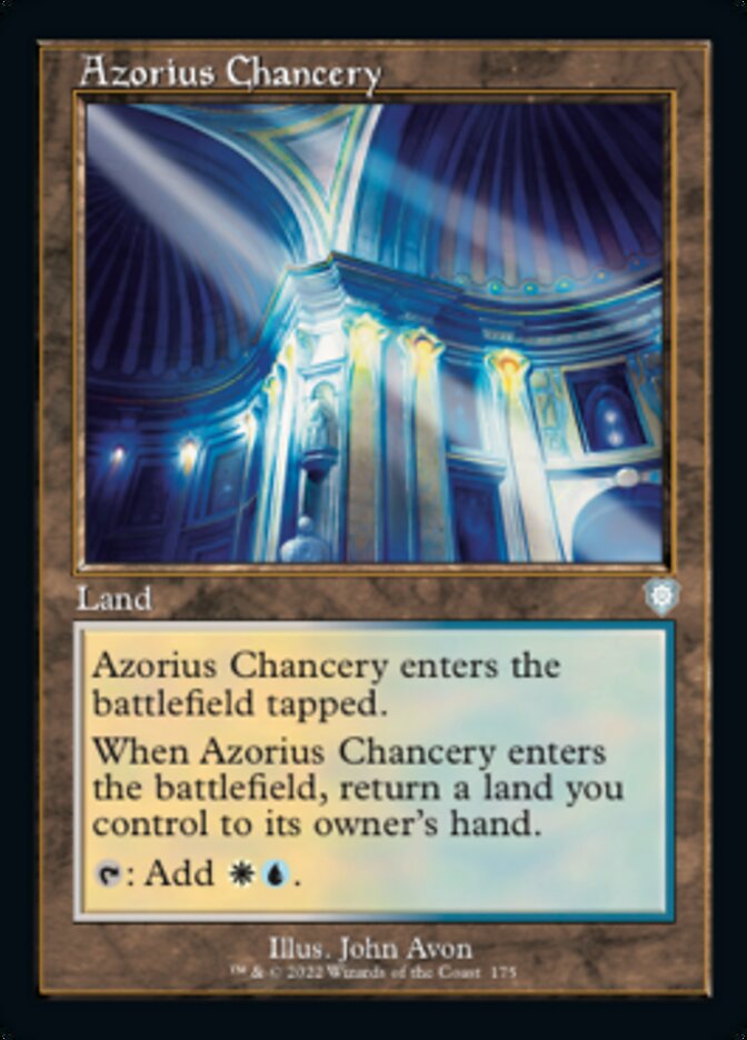 Azorius Chancery (Retro) [The Brothers' War Commander] | Local Legends
