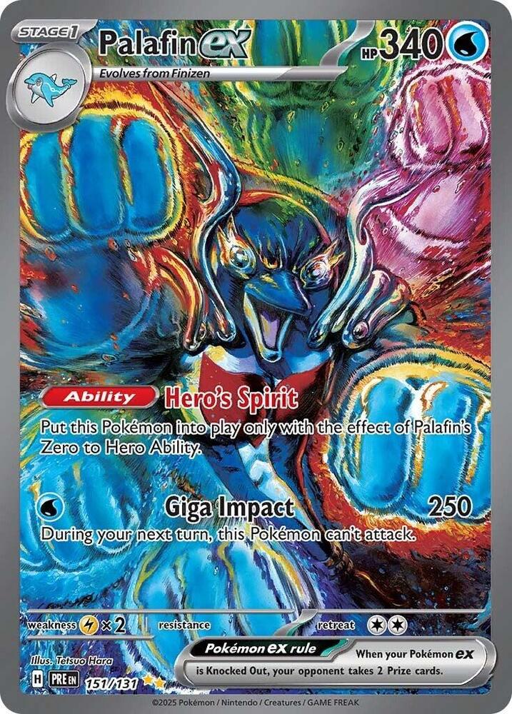 Palafin ex (151/131) [Scarlet & Violet: Prismatic Evolutions] | Local Legends