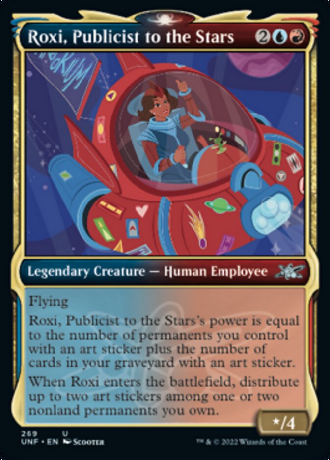 Roxi, Publicist to the Stars (Showcase) [Unfinity] | Golgari Games