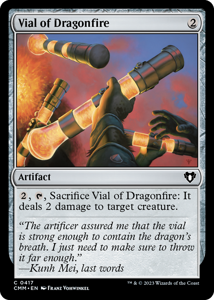 Vial of Dragonfire [Commander Masters] | Golgari Games