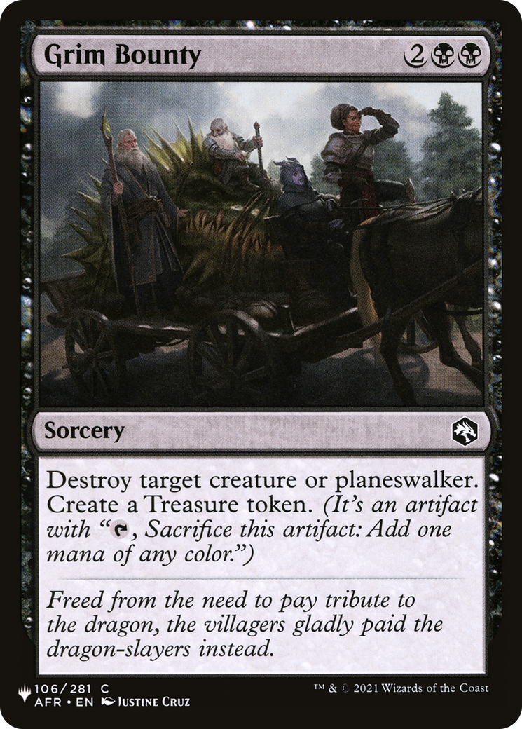 Grim Bounty [The List] | Local Legends