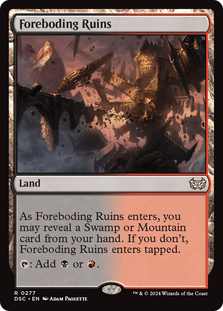 Foreboding Ruins [Duskmourn: House of Horror Commander] | Local Legends