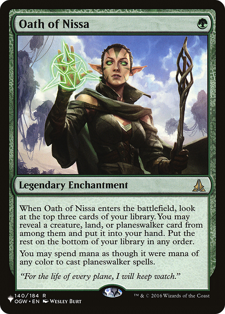 Oath of Nissa [The List] | Local Legends
