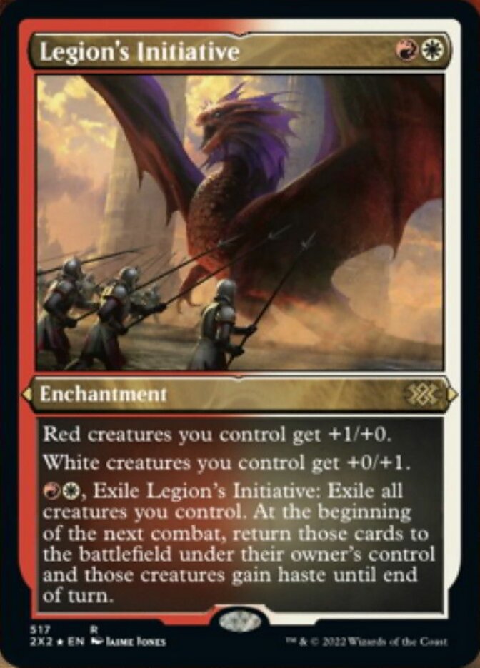 Legion's Initiative (Foil Etched) [Double Masters 2022] | Local Legends