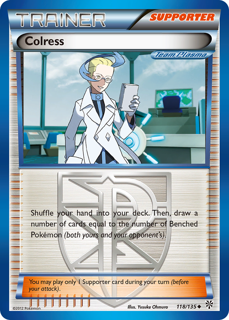 Colress (118/135) [Black & White: Plasma Storm] | Local Legends