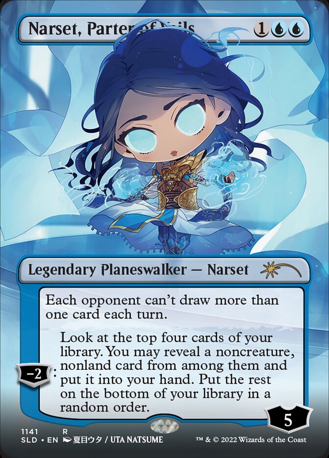 Narset, Parter of Veils (Borderless) [Secret Lair Drop Series] | Local Legends