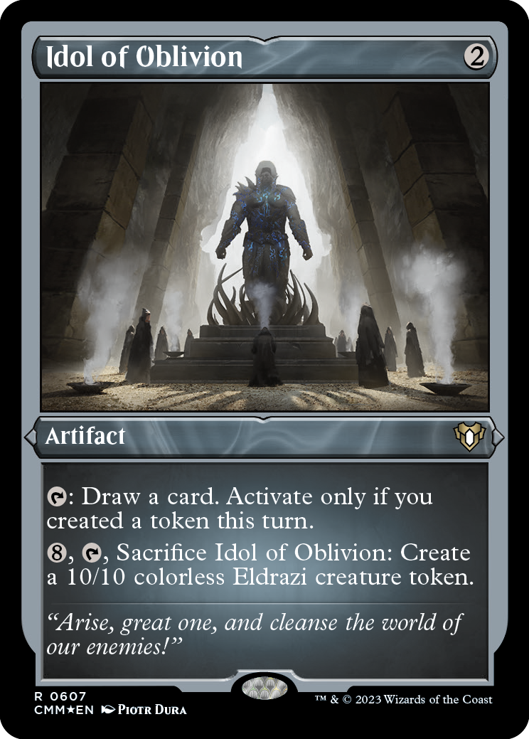 Idol of Oblivion (Foil Etched) [Commander Masters] | Local Legends