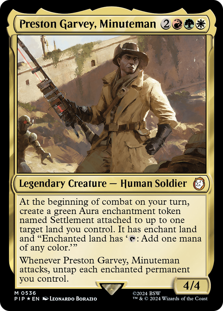 Preston Garvey, Minuteman (Surge Foil) [Fallout] | Local Legends