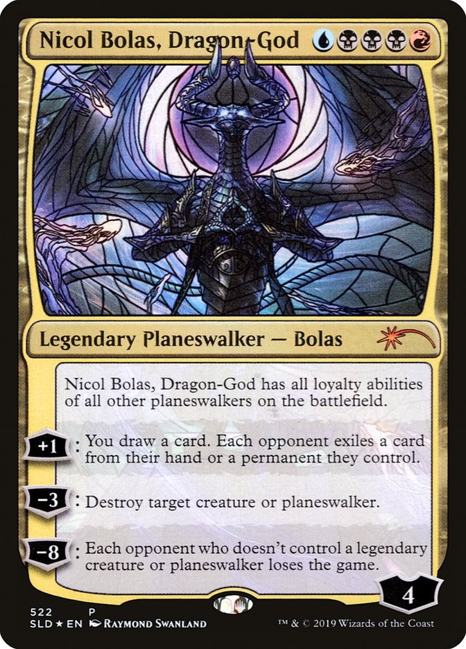 Nicol Bolas, Dragon-God (Stained Glass) [Secret Lair Drop Promos] | Golgari Games