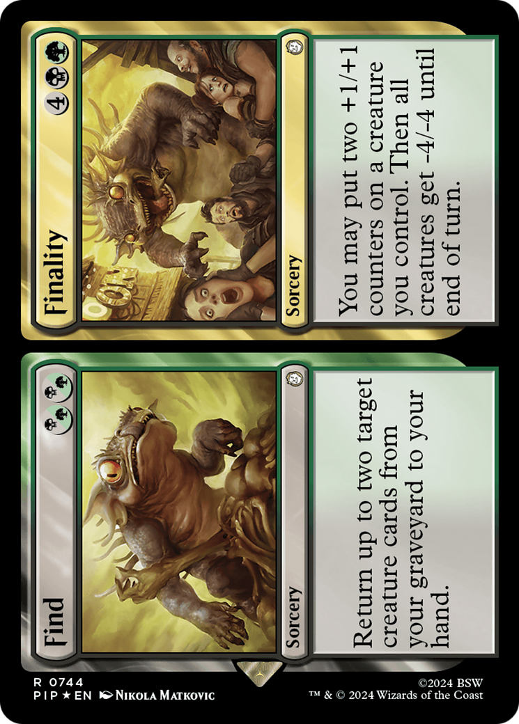 Find // Finality (Surge Foil) [Fallout] | Local Legends