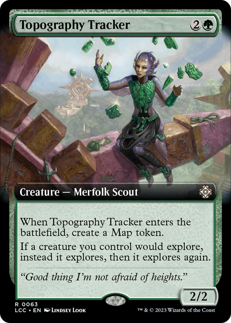 Topography Tracker (Extended Art) [The Lost Caverns of Ixalan Commander] | Local Legends