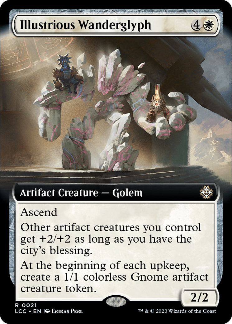 Illustrious Wanderglyph (Extended Art) [The Lost Caverns of Ixalan Commander] | Local Legends