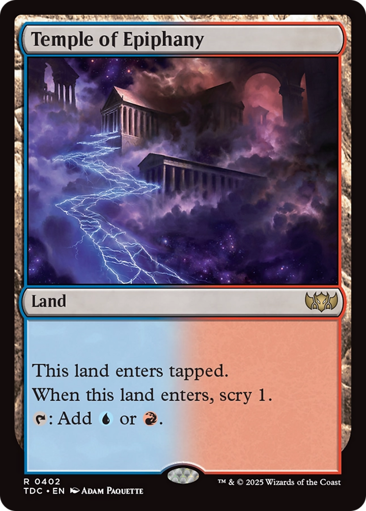 Temple of Epiphany [Tarkir: Dragonstorm Commander] | Local Legends