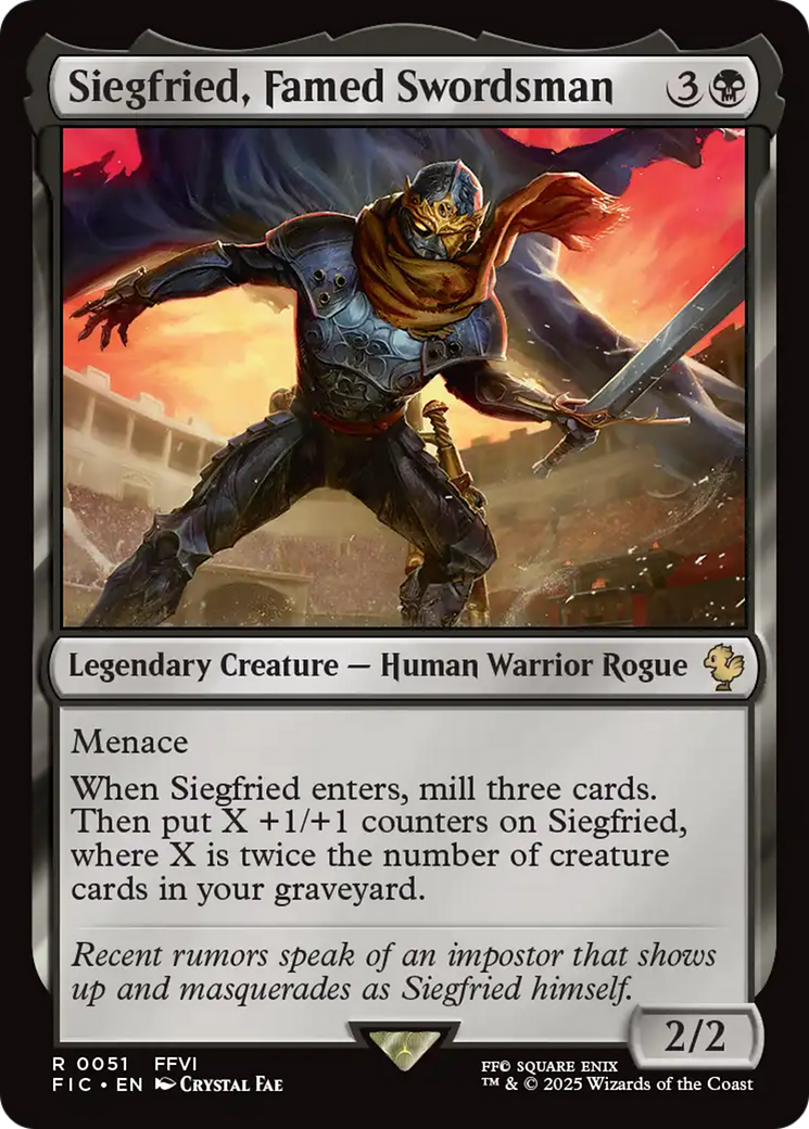 Siegfried, Famed Swordsman [FINAL FANTASY Commander] | Local Legends