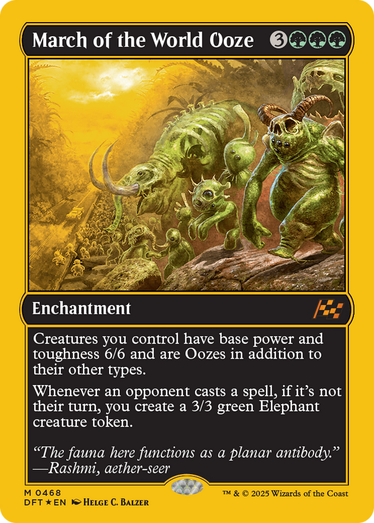 March of the World Ooze (First-Place Foil) [Aetherdrift] | Local Legends