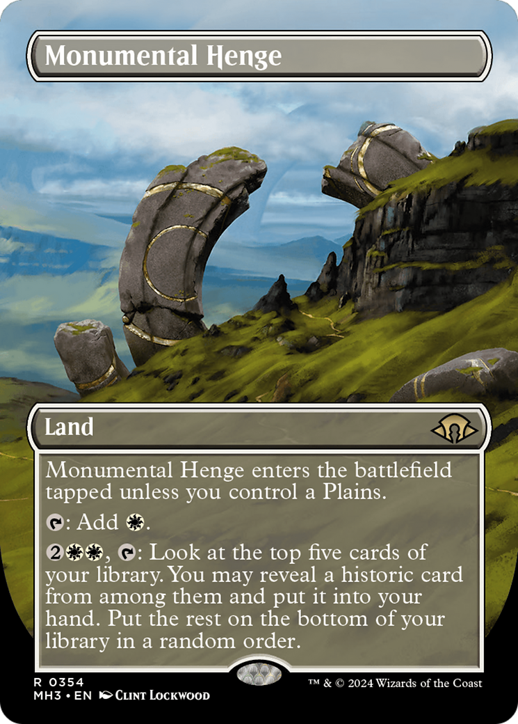 Monumental Henge (Borderless) [Modern Horizons 3] | Local Legends