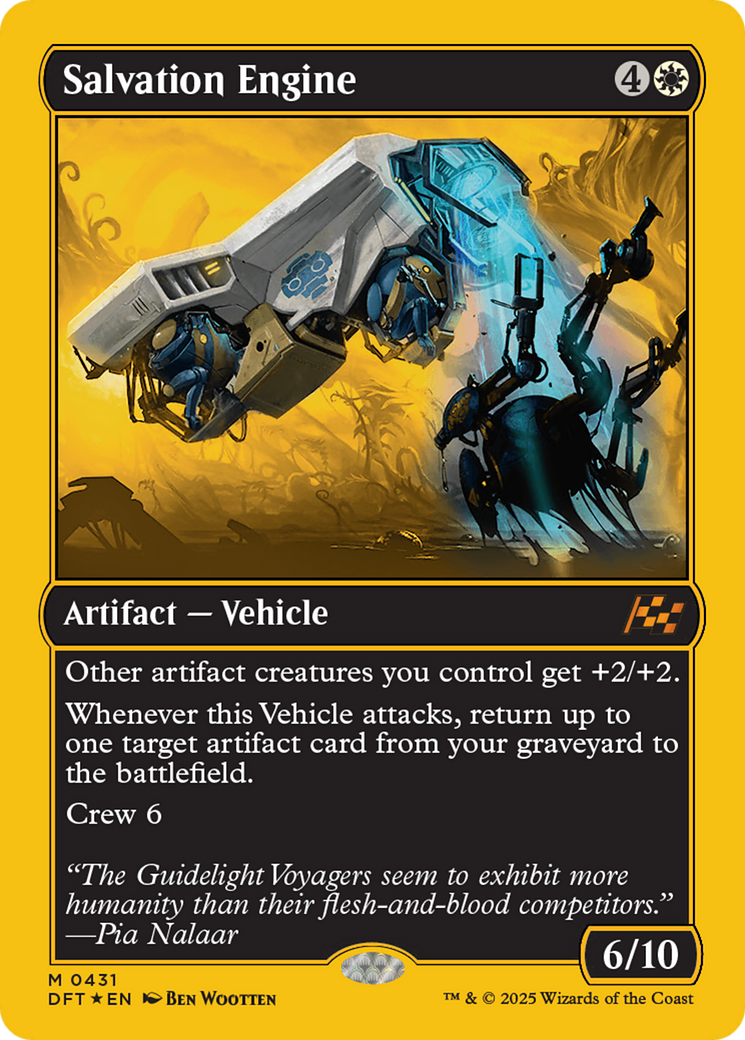 Salvation Engine (First-Place Foil) [Aetherdrift] | Local Legends