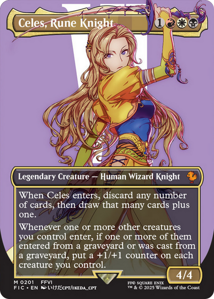 Celes, Rune Knight (Borderless) [FINAL FANTASY Commander] | Local Legends
