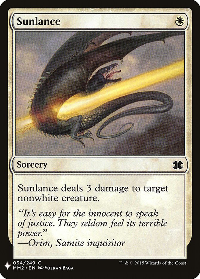 Sunlance [Mystery Booster] | Local Legends