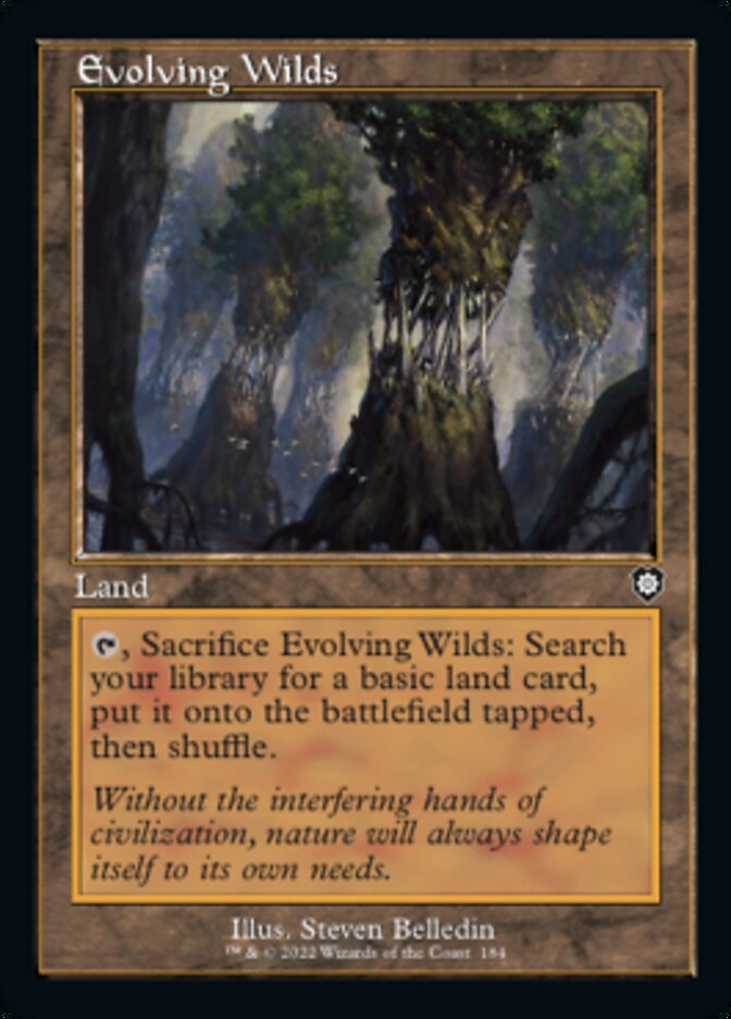 Evolving Wilds (Retro) [The Brothers' War Commander] | Local Legends