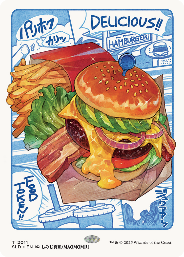 Food Token (2011) (Rainbow Foil) [Secret Lair Drop Series] | Local Legends