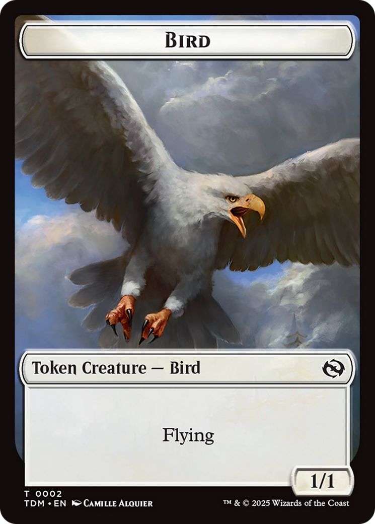 Thopter // Bird Double-Sided Token [Tarkir: Dragonstorm Commander Tokens] | Local Legends