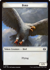 Thopter // Bird Double-Sided Token [Tarkir: Dragonstorm Commander Tokens] | Local Legends
