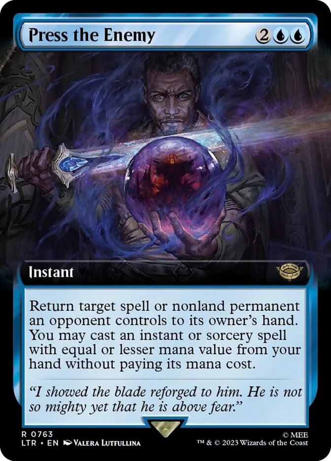 Press the Enemy (Extended Art) (Surge Foil) [The Lord of the Rings: Tales of Middle-Earth] | Local Legends