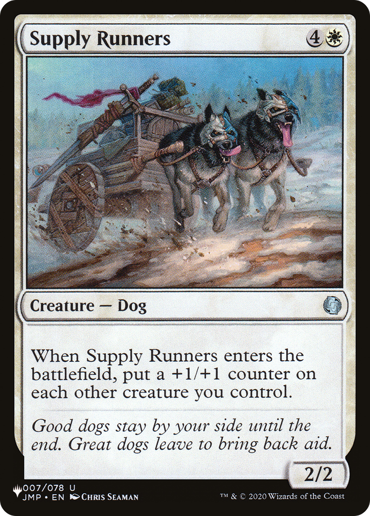 Supply Runners [The List] | Local Legends