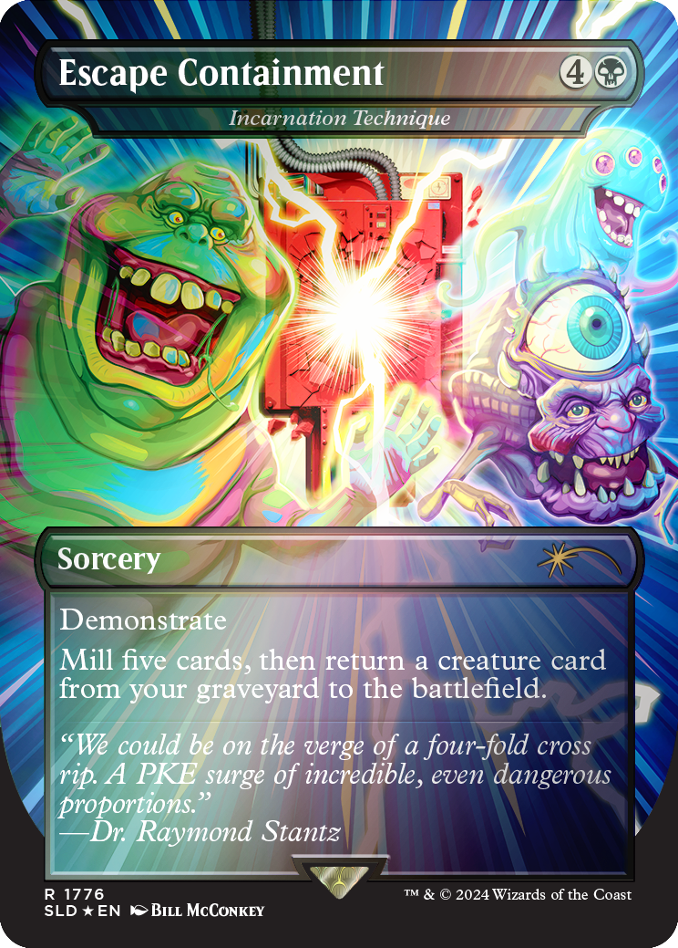 Escape Containment - Incarnation Technique (Rainbow Foil) [Secret Lair Drop Series] | Local Legends
