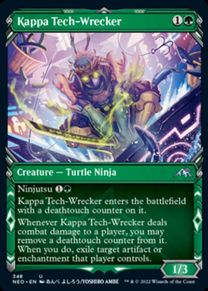 Kappa Tech-Wrecker (Showcase Ninja) [Kamigawa: Neon Dynasty] | Local Legends