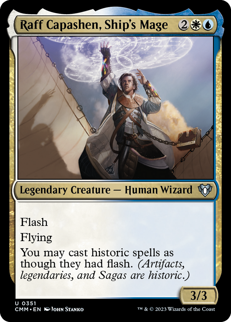 Raff Capashen, Ship's Mage [Commander Masters] | Local Legends