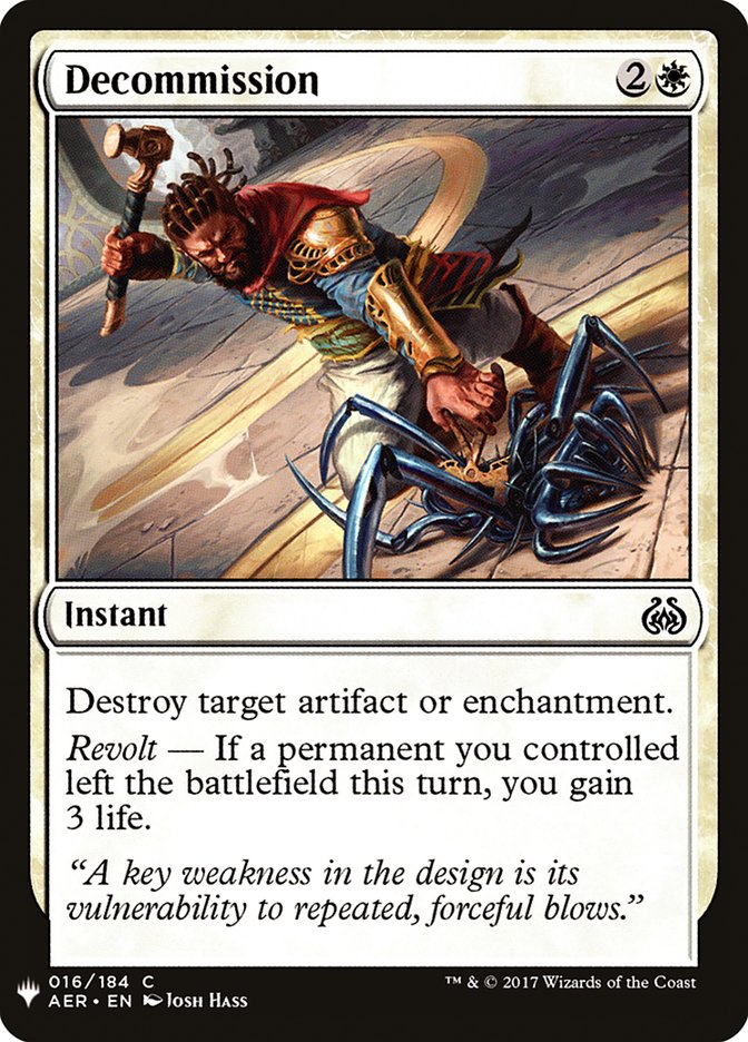 Decommission [Mystery Booster] | Local Legends