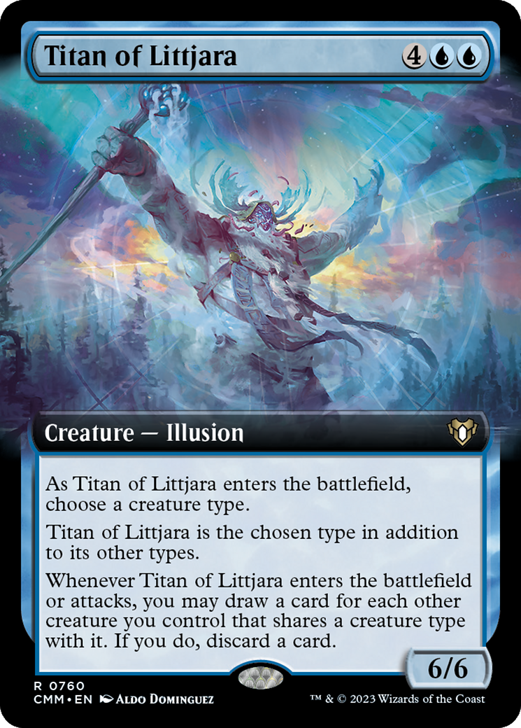 Titan of Littjara (Extended Art) [Commander Masters] | Local Legends