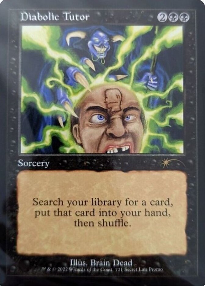 Diabolic Tutor (Retro) [Secret Lair Drop Promos] | Local Legends