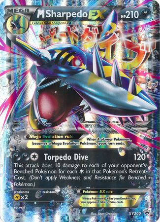 M Sharpedo EX (XY200) (Jumbo Card) [XY: Black Star Promos] | Golgari Games