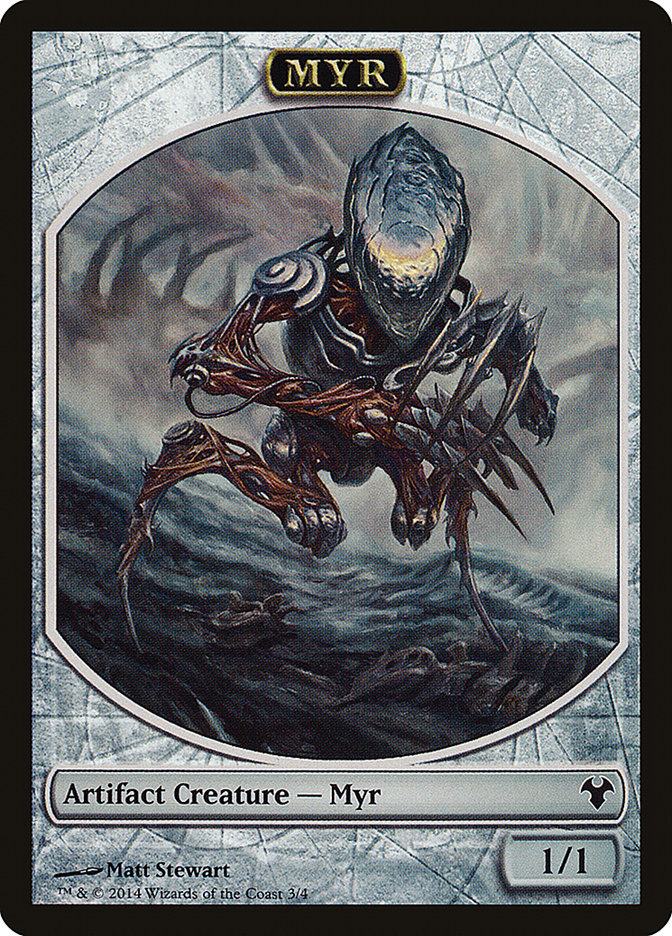 Myr // Spirit Double-Sided Token [Modern Event Deck 2014 Tokens] | Local Legends