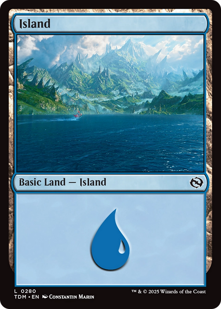 Island (0280) [Tarkir: Dragonstorm] | Local Legends